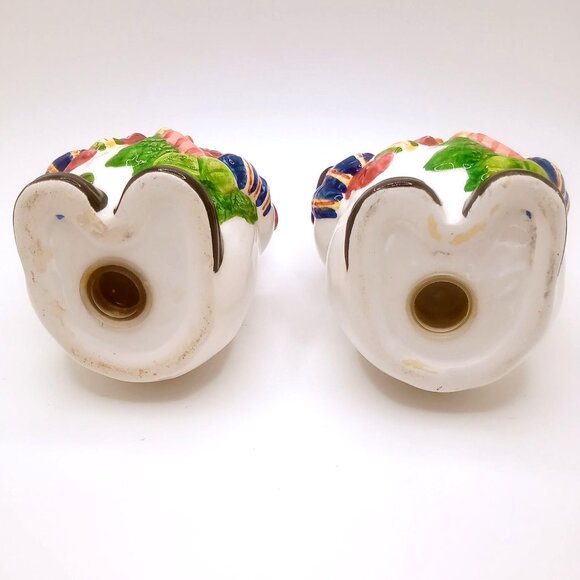 Snowman Salt Pepper Shakers Lanterns Winter Holiday Decoration Ceramic 3.5" Tall - Picture 8 of 11